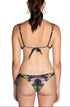 Triangel Bikini Anelle Safari Schwarz PIN-UP STARS